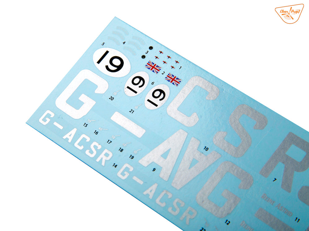 Clear Prop CPD48004 1:48 DH.88 Comet G-ACSR Decal for Mikromir