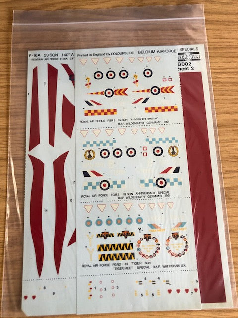 Check Six CS48002 1:48 Phantom FGR.2 92/74/19 Sqn RAF Decals