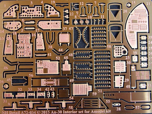 NH Detail CS72-003 1:72 Antonov An-30 double set containing NHA72034 & NHA72035