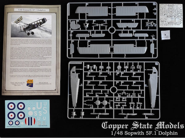 Copper State CSM1026 1:48 Sopwith 5F.1 Dolphin WWI Aircraft