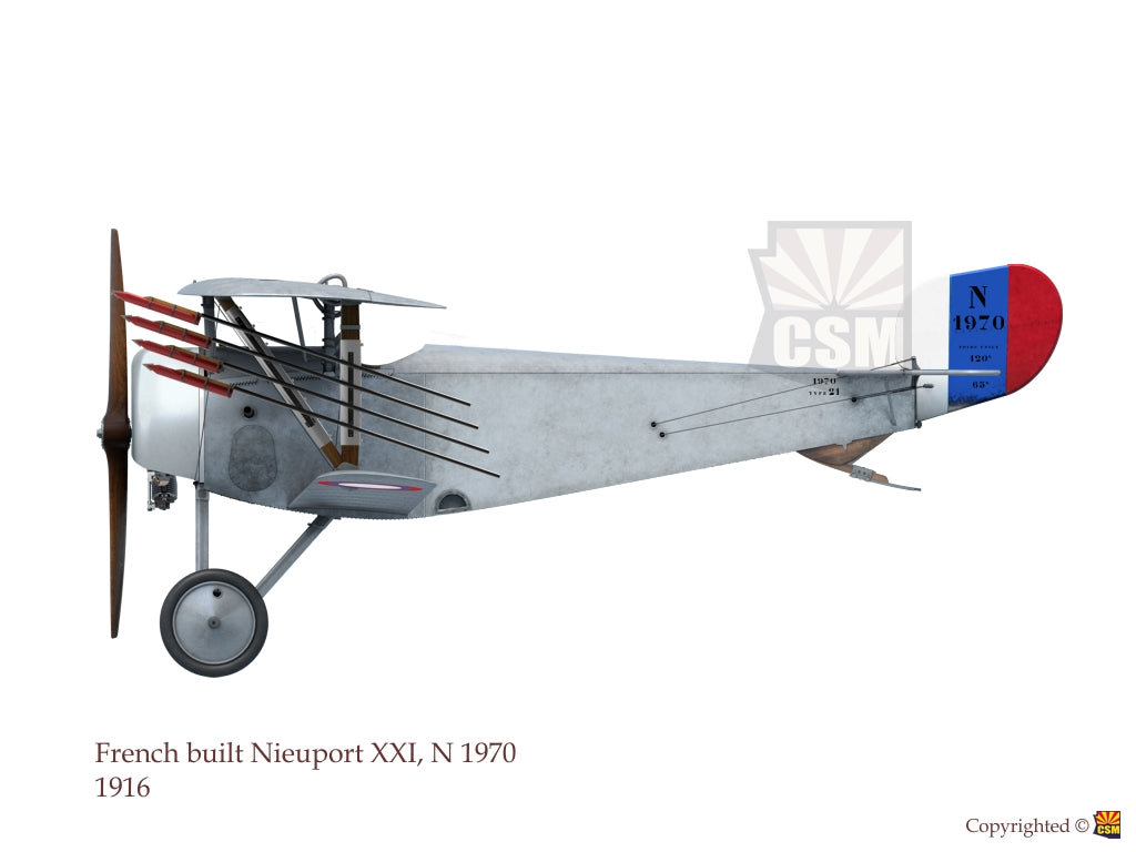 Copper State Models CSM32-003 1:32 Nieuport XXI in Russian Service