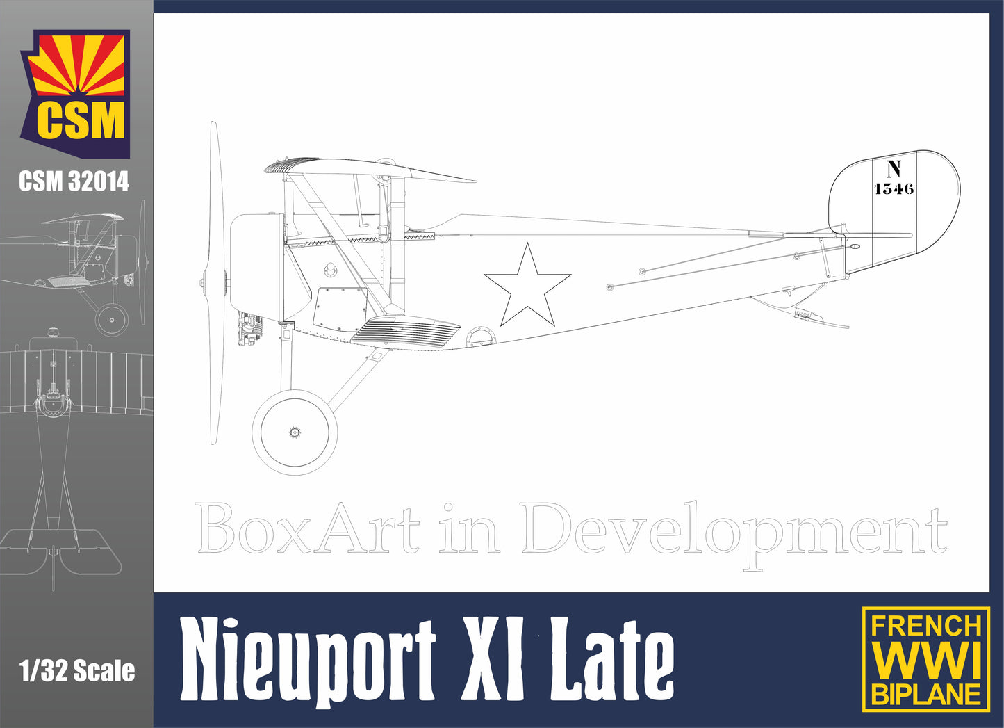 Copper State Models CSM32-014 1:32 Nieuport XI late version