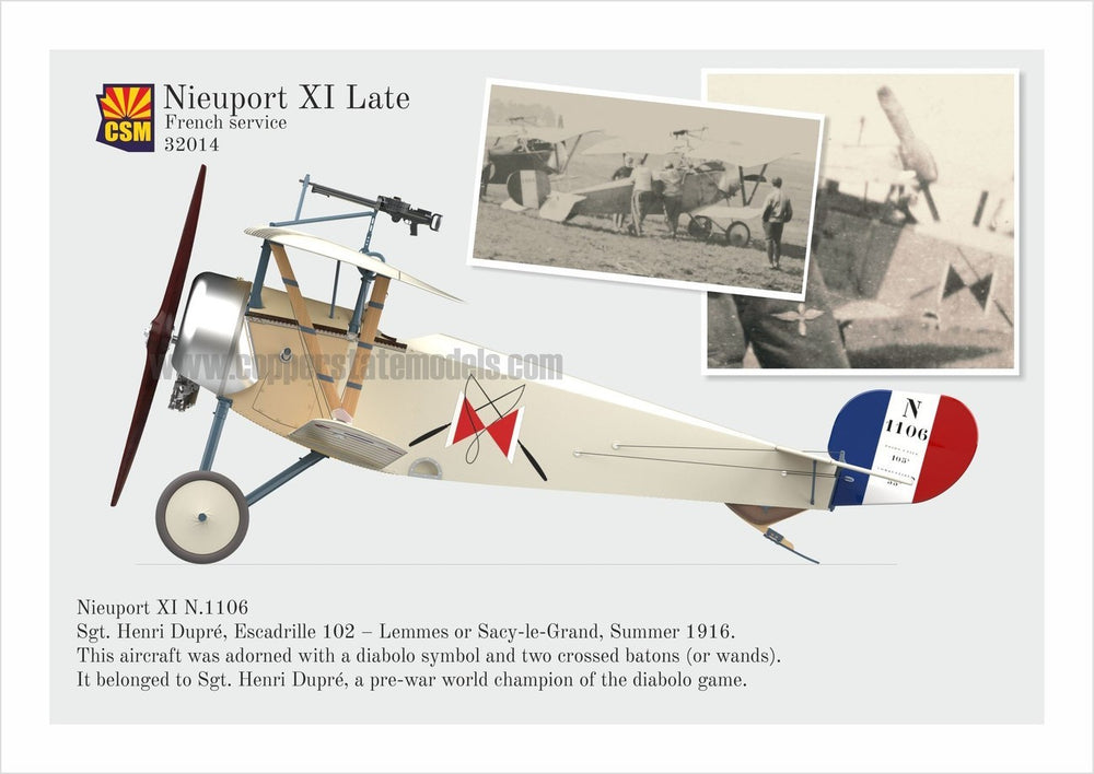 Copper State Models CSM32-014 1:32 Nieuport XI late version