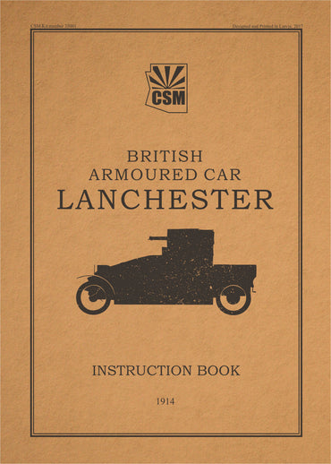 Copper State Models CSM35001 1:35 Lanchester British WWI armoured car
