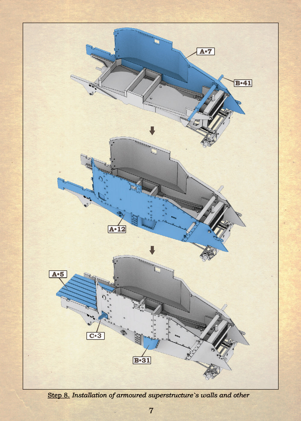 Copper State Models CSM35001 1:35 Lanchester British WWI armoured car