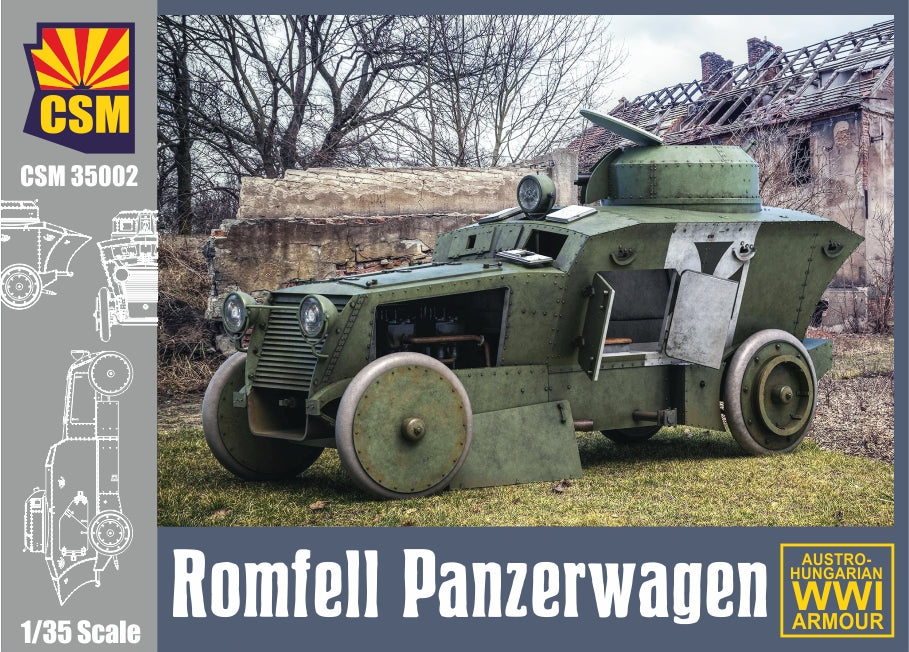 Copper State CSM35002 1:35 Austro-Hungarian Romfell Panzerwagen