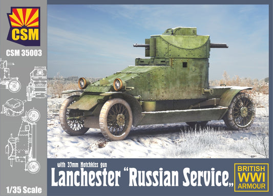 Copper State CSM35003 1:35 Lanchester Armoured Car Russian Service