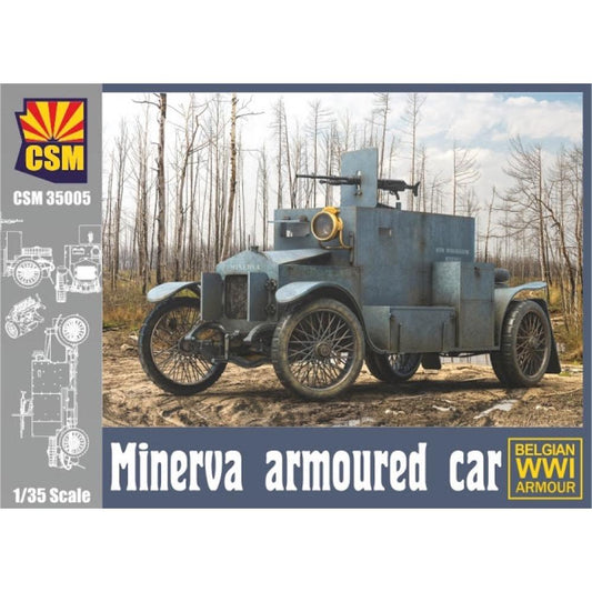 Copper State Models CSM35004 1:35 Minerva Belgian armoured car WWI