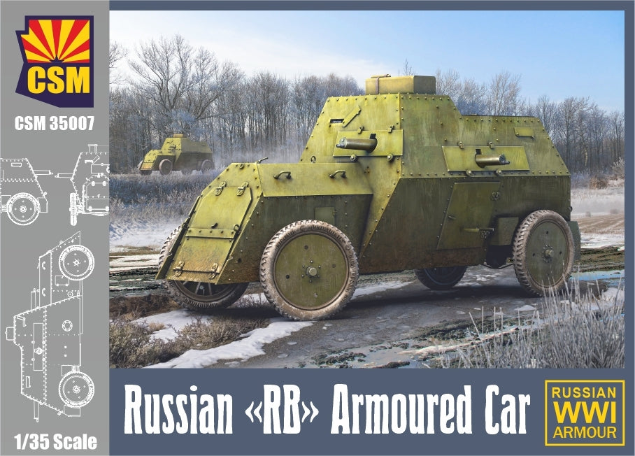 Copper State Models CSM35007 1:35 Russian "RB" Russo-Balt Armoured Car