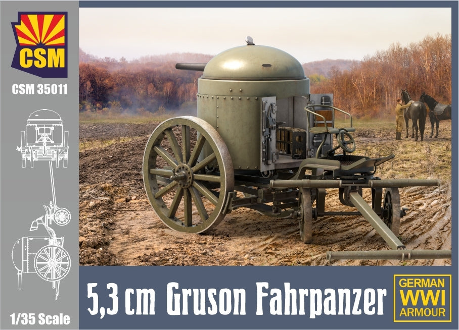 Copper State Models CSM35011 1:35 German 5,3 Gruson Fahrpanzer