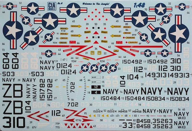 CtA CTA-004 1:48 Welcome to the Jungle! Vietnam USN Carrier Aircraft