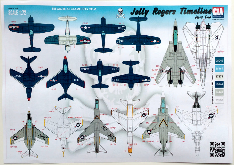 CtA Cut then Add CTA-006 1:72 "Jolly Rogers Timeline" Part Two