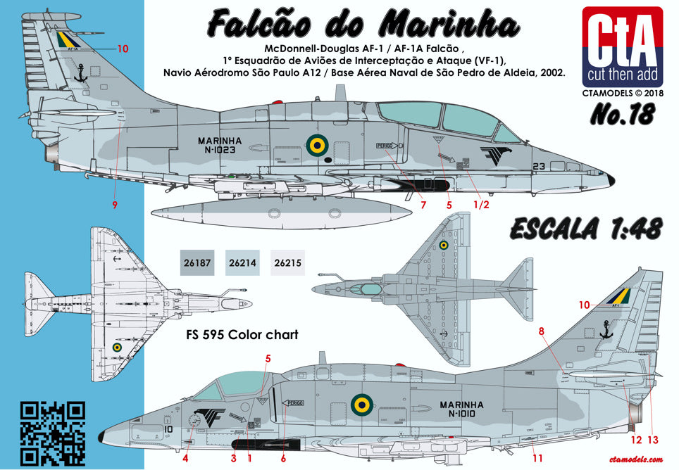CtA Cut then Add CTA-018 1:48 "Falcao do Marinha"