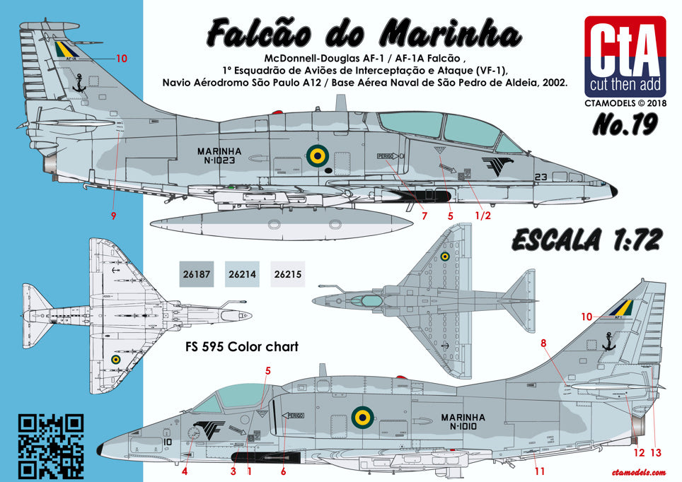 CtA Cut then Add CTA-019 1:72 "Falcao do Marinha"