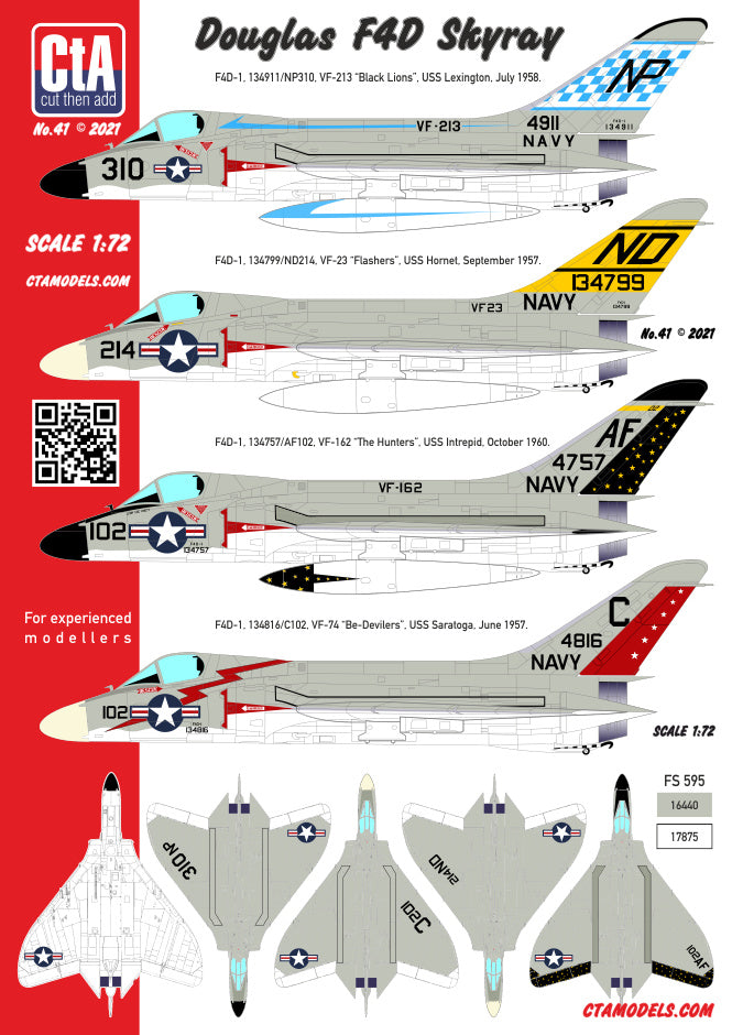 CtA Cut then Add CTA-041 1:72 Douglas F4D Skyray