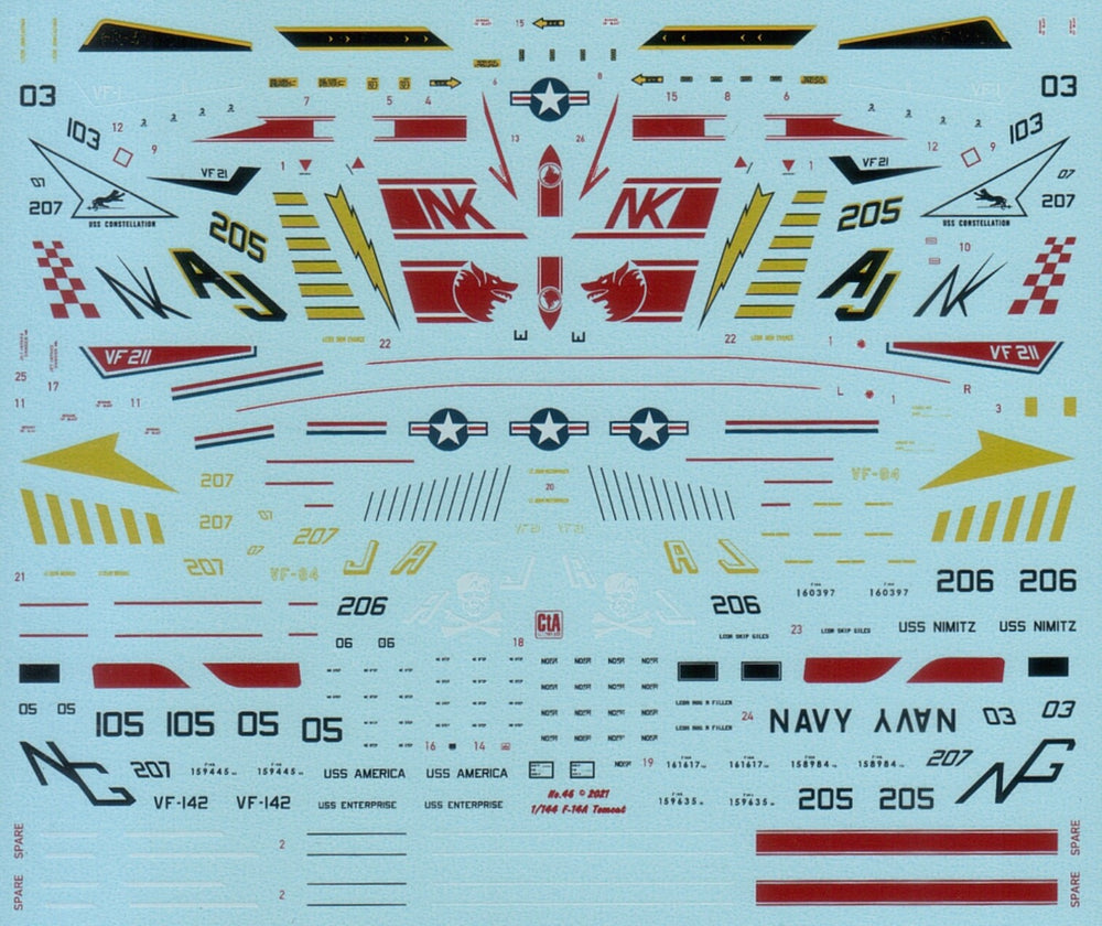 CtA Cut then Add CTA-046 1:144 "Colorful Tomcats"