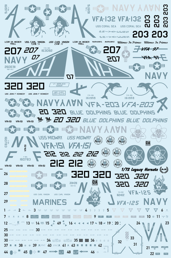CtA Cut then Add CTA-050 1:72 "Legacy Hornets"