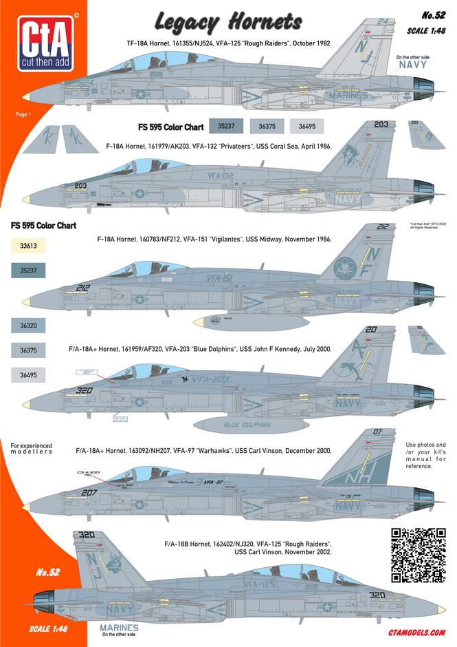 CtA Cut then Add CTA-052 1:48 "Legacy Hornets"