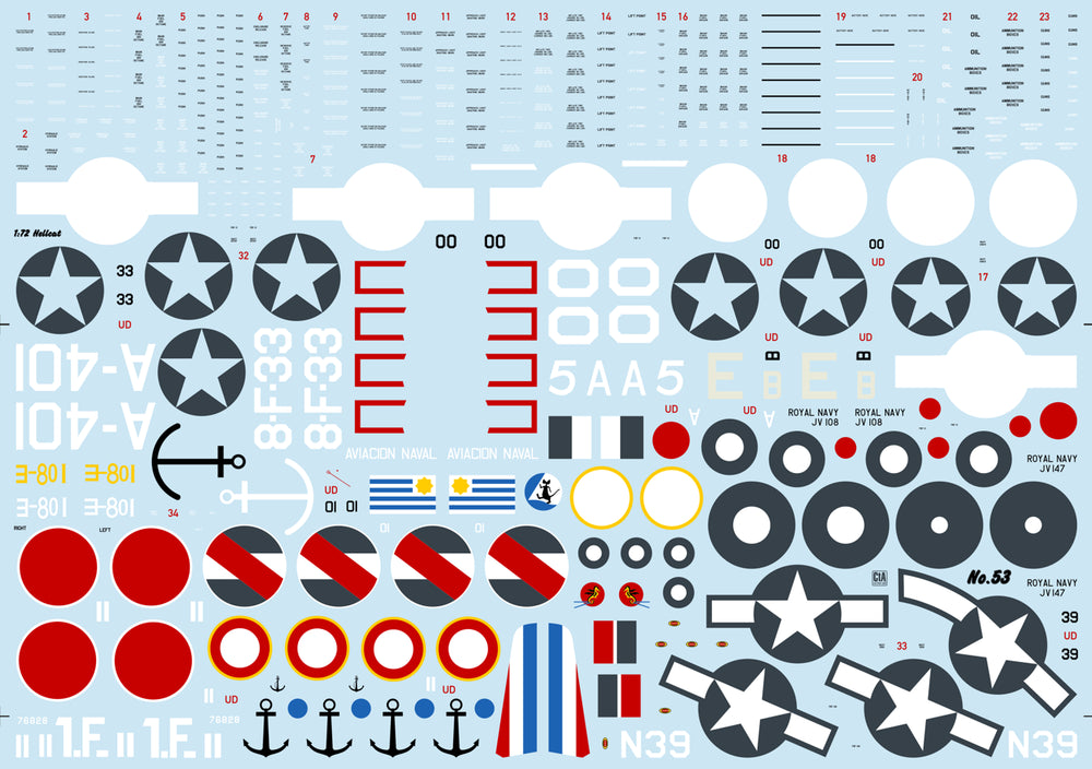 CtA Cut then Add CTA-053 1:72 Grumman F6F Hellcat