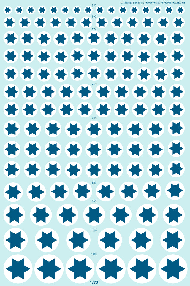 CtA Cut then Add CTA-065 1:72 Heyl Ha'Avir Israeli National Insignia Roundels