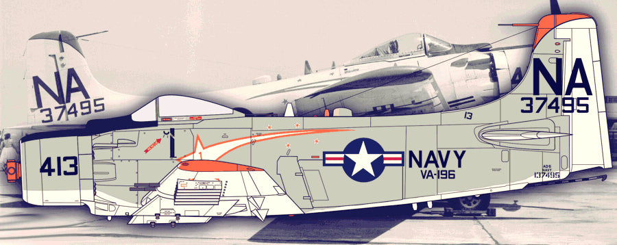 CtA Cut then Add CTA-068 1:72 Douglas AD Skyraider