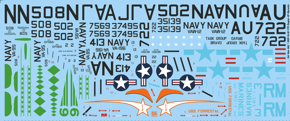 CtA Cut then Add CTA-068 1:72 Douglas AD Skyraider