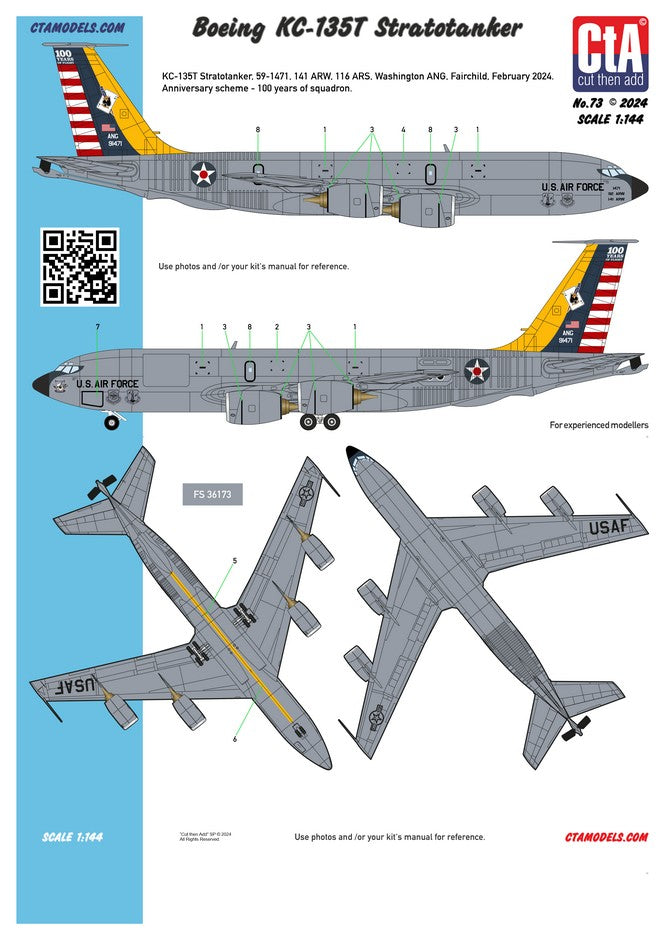 CtA Cut then Add CTA-073 1:144 Boeing KC-135T Stratotanker