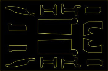 Model Maker CV32001 F-16A/B/C/D Strengthening Plates 1:32