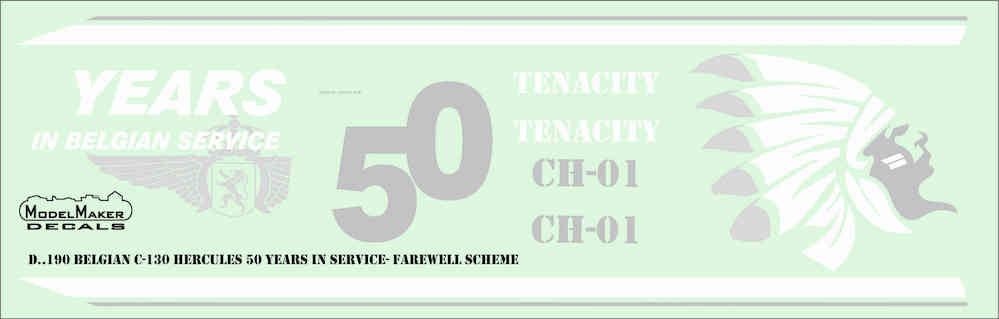 Model Maker D144190 1:144 Belgian C-130 Hercules Farewell Scheme