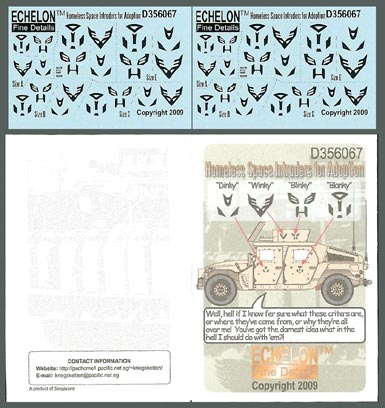 Echelon D356067 1:35 Homeless Space Intruders for Adoption