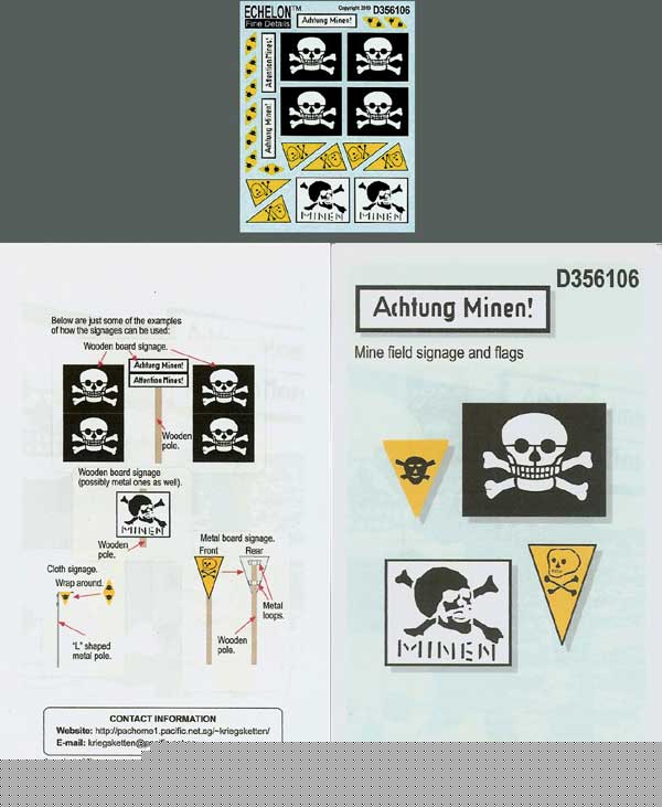 Echelon FD D356106 1:35 Achtung Minen!