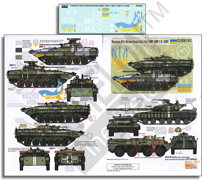 Echelon FD D356193 1:35 Ukrainian AFVs