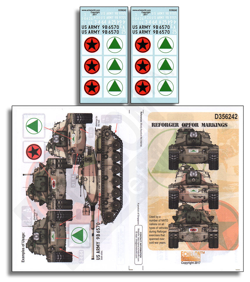 Echelon FD D356242 1:35 Reforger OPFOR Markings