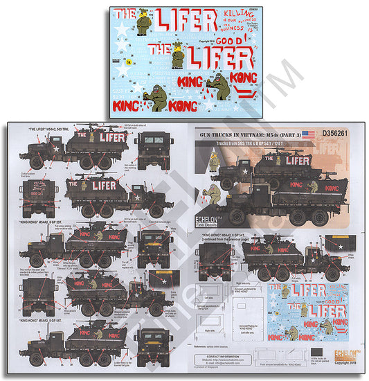 Echelon FD D356261 1:35 Gun Trucks in Vietnam: M54s