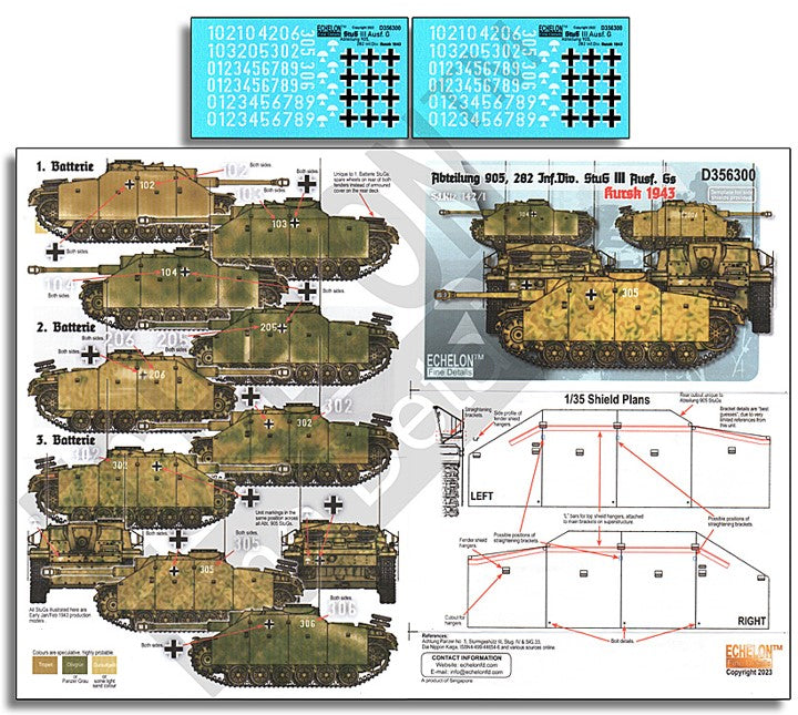 Echelon FD D356300 1:35 Abteilung 905 282 Inf.Div