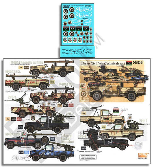 Echelon FD D356301 1:35 Libyan Civil War Technicals Part 2