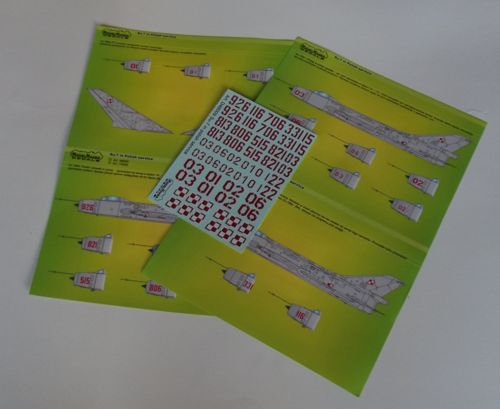 Model Maker Decals D48009A 1:48 Sukhoi Su-7 in Polish service