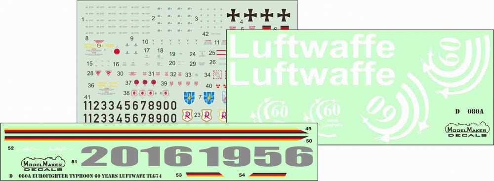 Model Maker D48080A 1:48 Eurofighter 60 Years Luftwaffe TLG 74