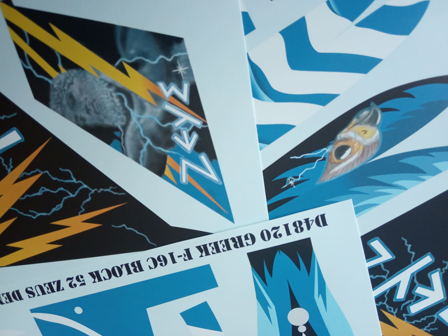 Model Maker D48120 1:48 Greek F-16C Zeus Demo 2015 Decal + Resin