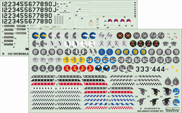 Model Maker Decals D48164 1:48 Dutch F-16 Squadrons