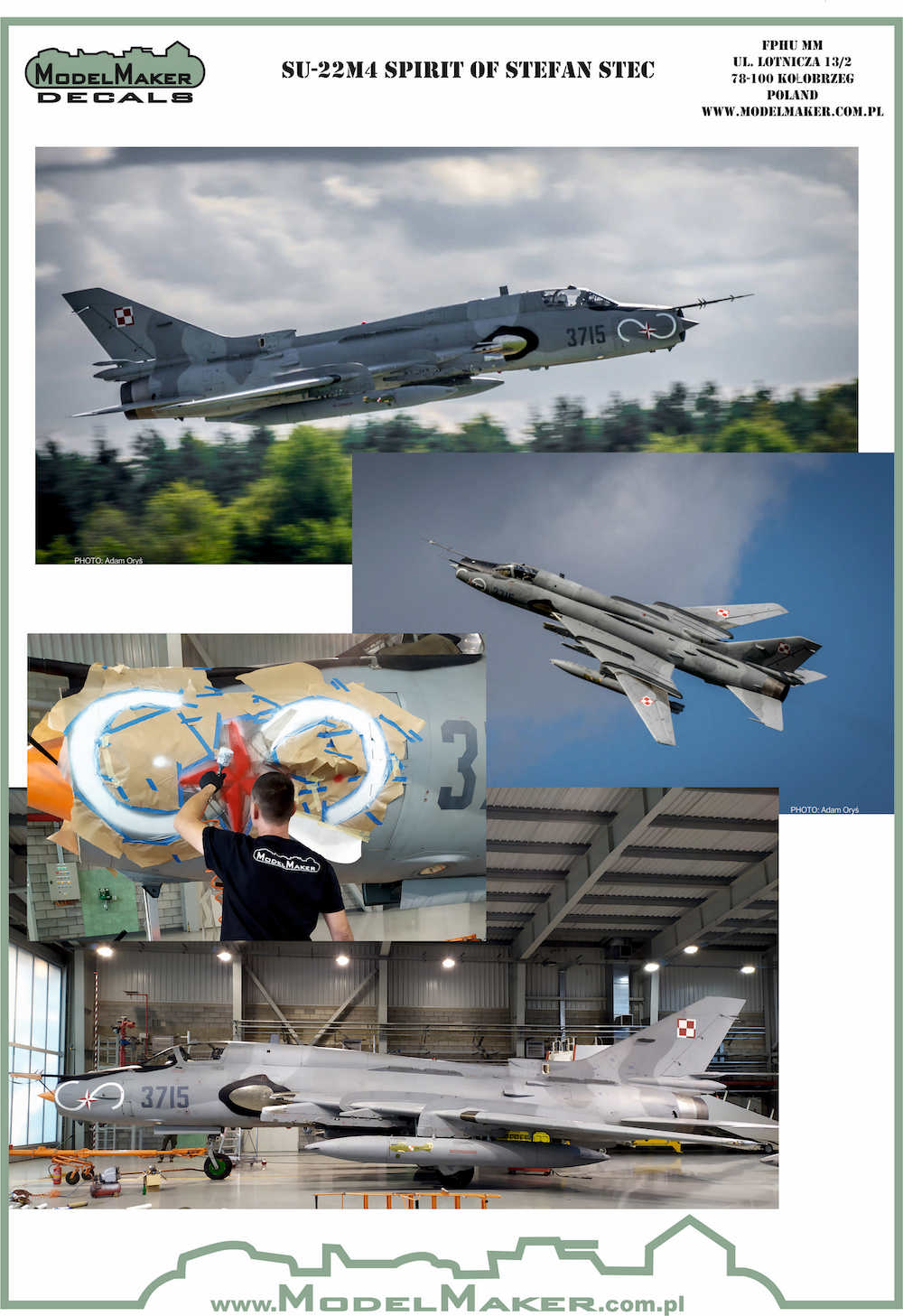 Model Maker Decals D48167 1:48 Sukhoi Su-22M4 Spirit of Stefan Stec