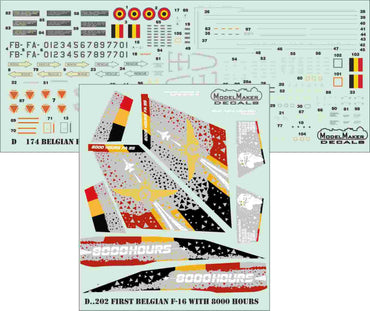 Model Maker Decals D48202 1:48 General-Dynamics F-16AM