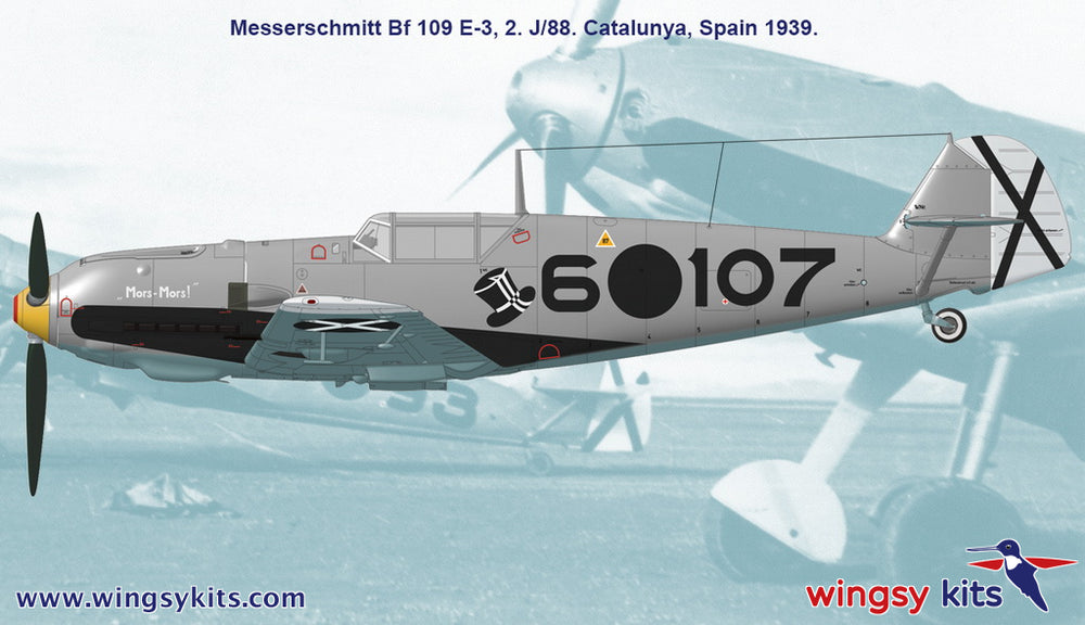 Wingsy Kits D5-09 1:48 Bf-109E-1 & E-3 Emil Legion Condor Double Kit