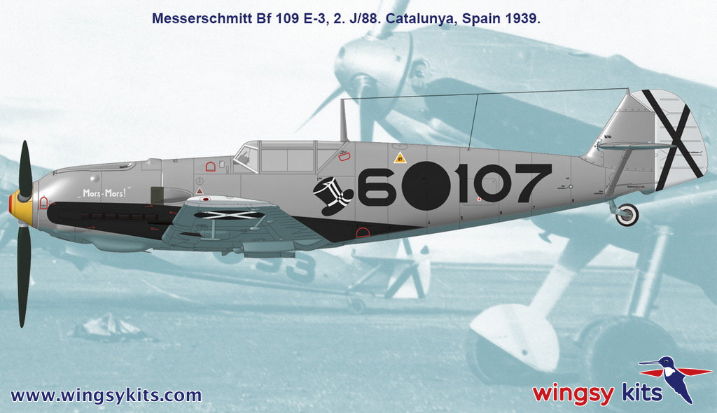 Wingsy Kits D5-09 1:48 Bf-109E-1 & E-3 Emil Legion Condor Double Kit