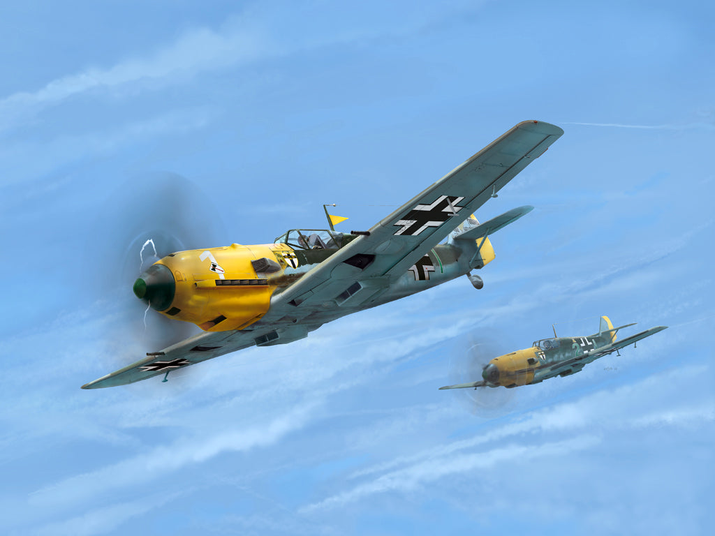 wingsy kits D5-10 1:48 Messerschmitt Bf-109E-4 Ready to assemble scale model kit