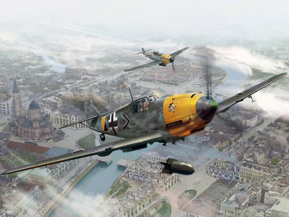 wingsy kits D5-11 1:48 MESSERSCHMITT Bf-109E-7 Ready to assemble scale model kit
