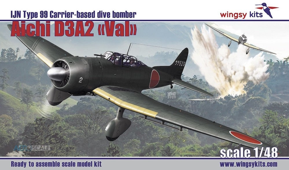 wingsy kits D5-13 1:48 Aichi D3A2 "Val" IJN Type 99 Carrier-based dive bomber