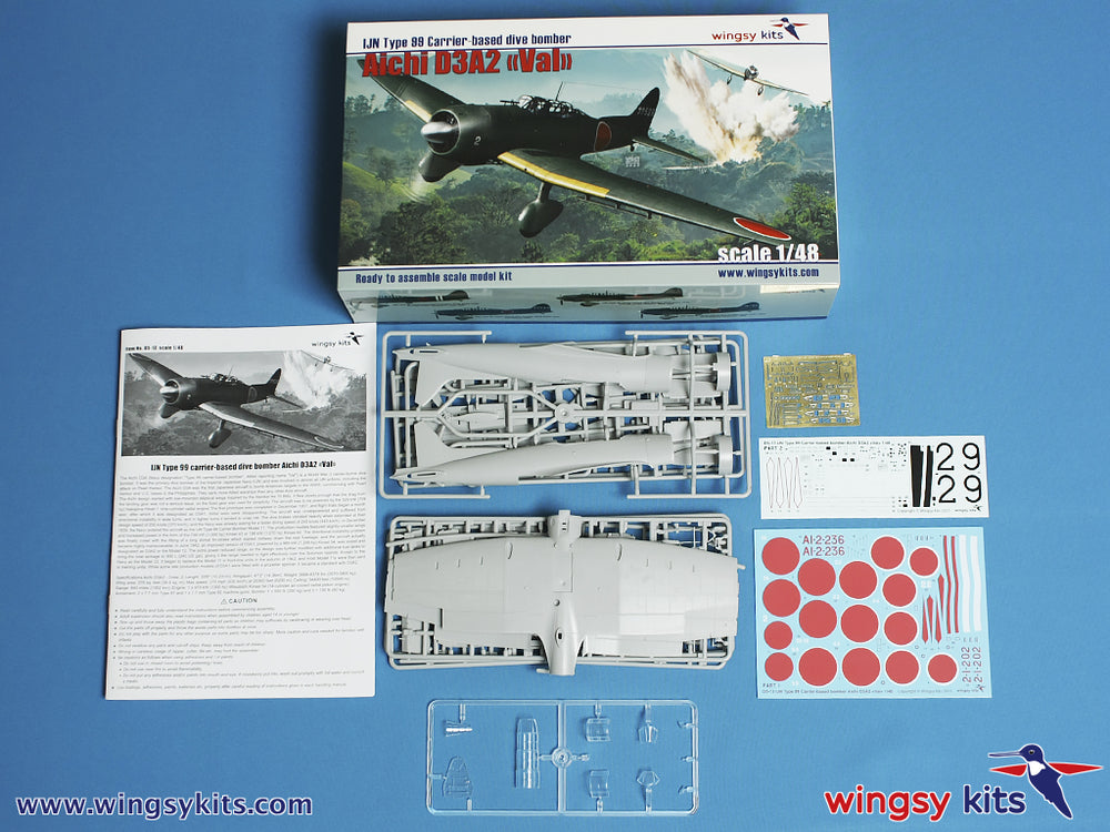 wingsy kits D5-13 1:48 Aichi D3A2 "Val" IJN Type 99 Carrier-based dive bomber