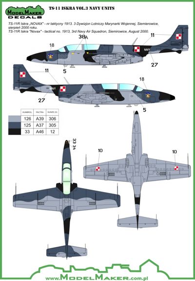 Model Maker D72039 1:72 PZL TS-11 Iskra Polish Service Vol 3