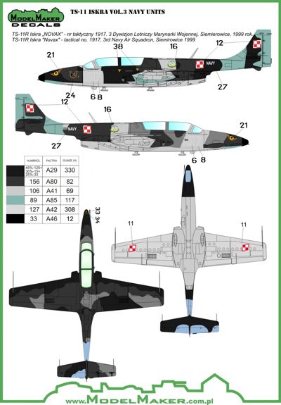 Model Maker D72039 1:72 PZL TS-11 Iskra Polish Service Vol 3